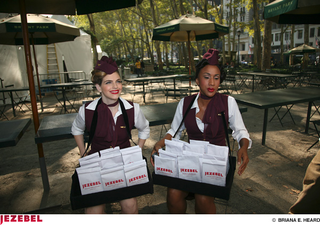 Illustration for article titled Our Barf Bags Were A Hit, Except With, You Know, The Models
